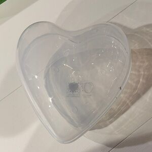 Way to Celebrate Clear Heart-Shaped Plastic Container